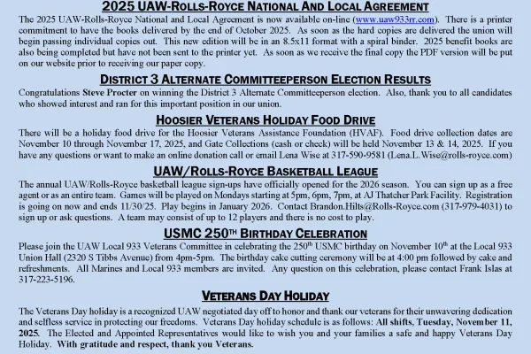 Chairman's Update #108