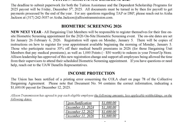 Chairman's Update #107