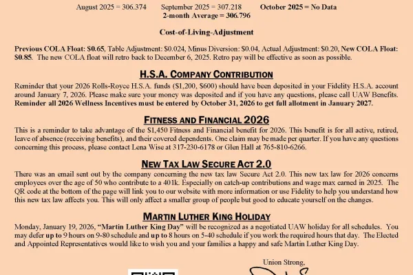 Chairman's Update #111